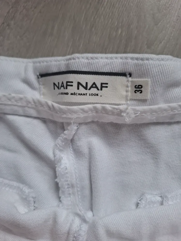Short blanc naf naf T36 - photo numéro 3