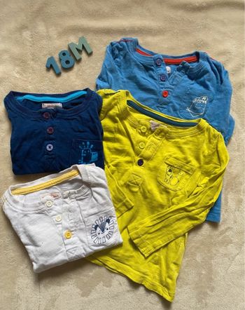 Lot de tee shirts 18 mois
