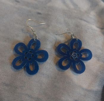 Boucles d'oreilles fleurs