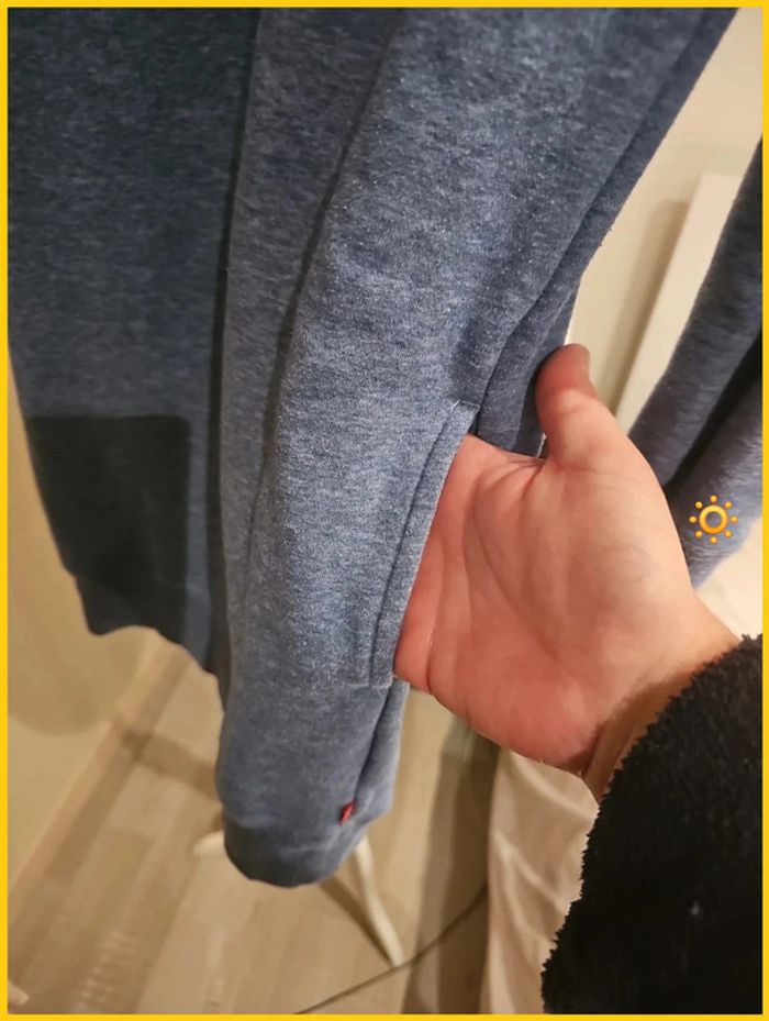 Robe sweat Levi's bleu 10 ans - photo numéro 4