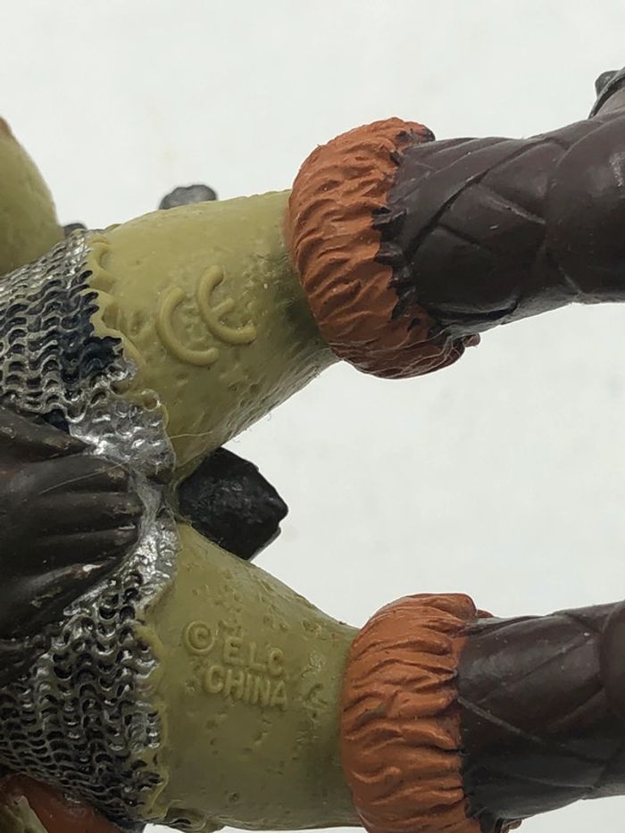 Figurine d'action fantastique guerrier oger ork avec hache - Tower of Doom - ELC - photo numéro 7