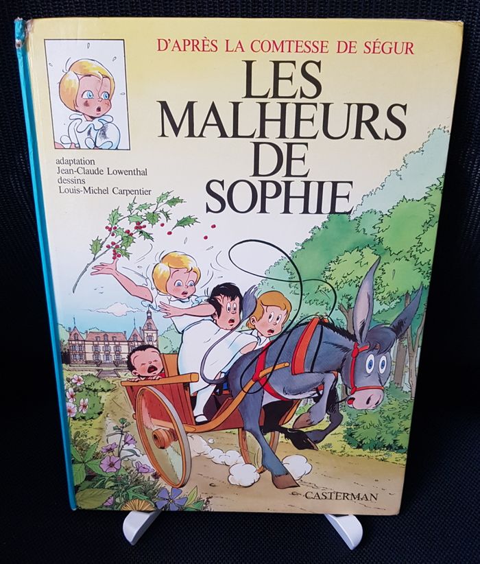 BD Comtesse de Ségur Tome 1 Les malheurs de Sophie - Jean-Claude Lowenthal - Louis-Michel Carpentier