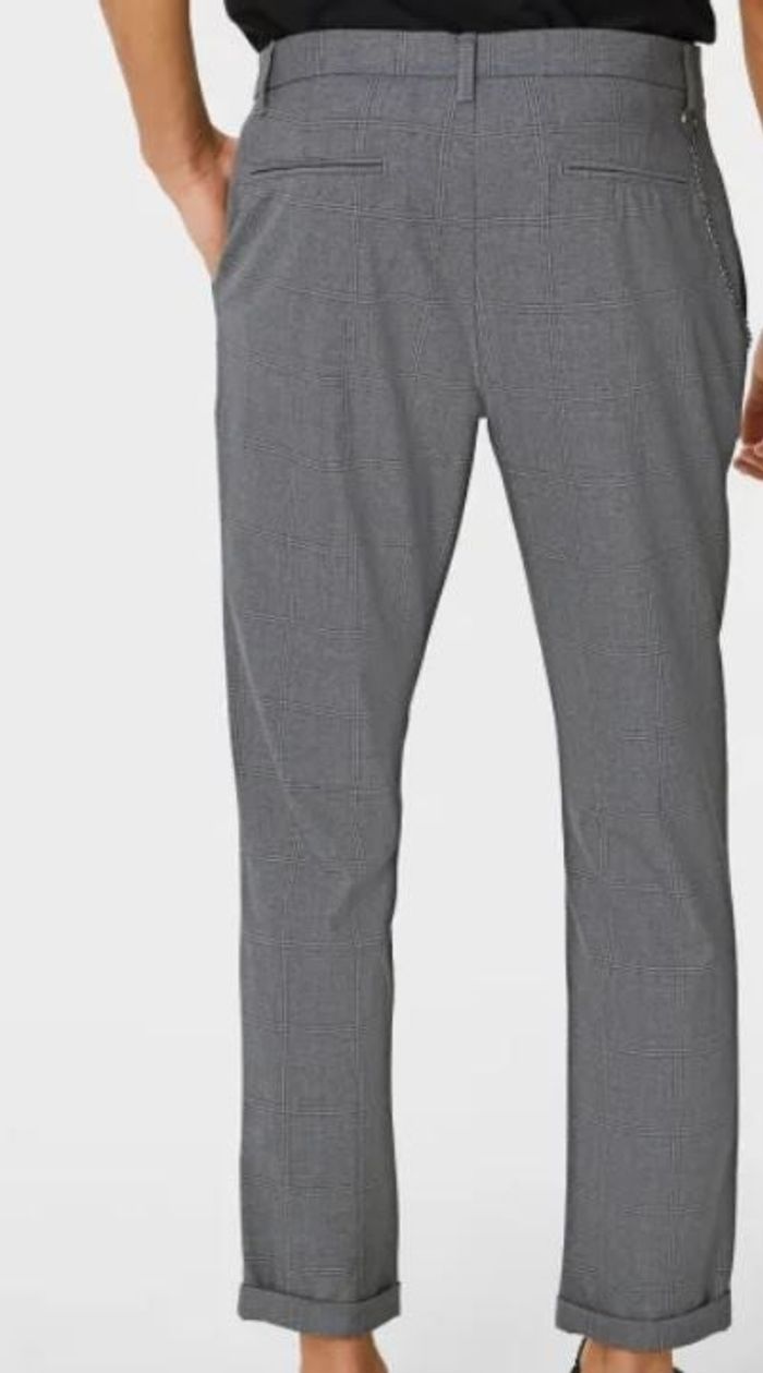 chino - slim fit - à carreaux- taille 28