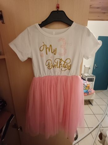 Robe fille anniversaire 3 ans