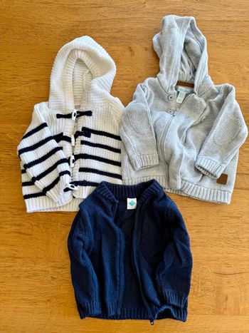 Lot gilets 6 mois