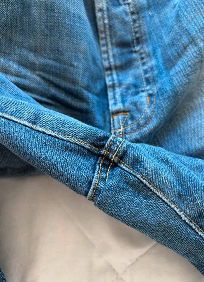 Jean homme vintage y2k début 2000 In Extenso taille 50 2XL – coupe droite regular fit bleu délavé - photo numéro 6
