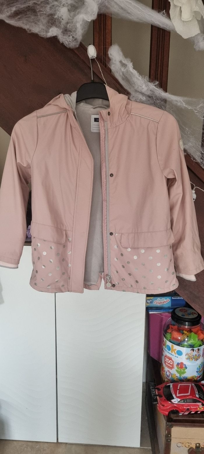 Imperméable doublé polaire fille