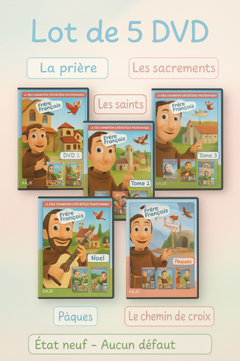 DVD Frère François Tome 1 à 5 neuf