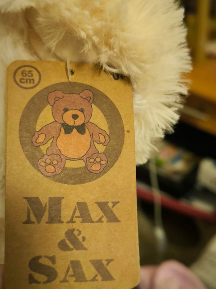 Ours blanc grosse peluche - photo numéro 3