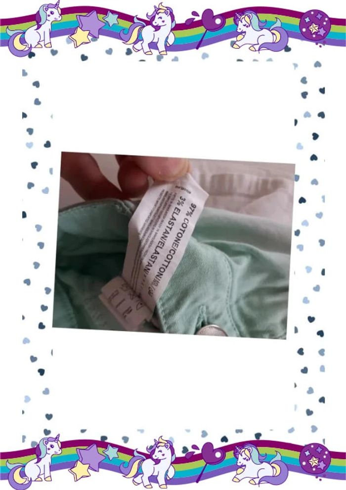 Short bicolore size 28 - photo numéro 4