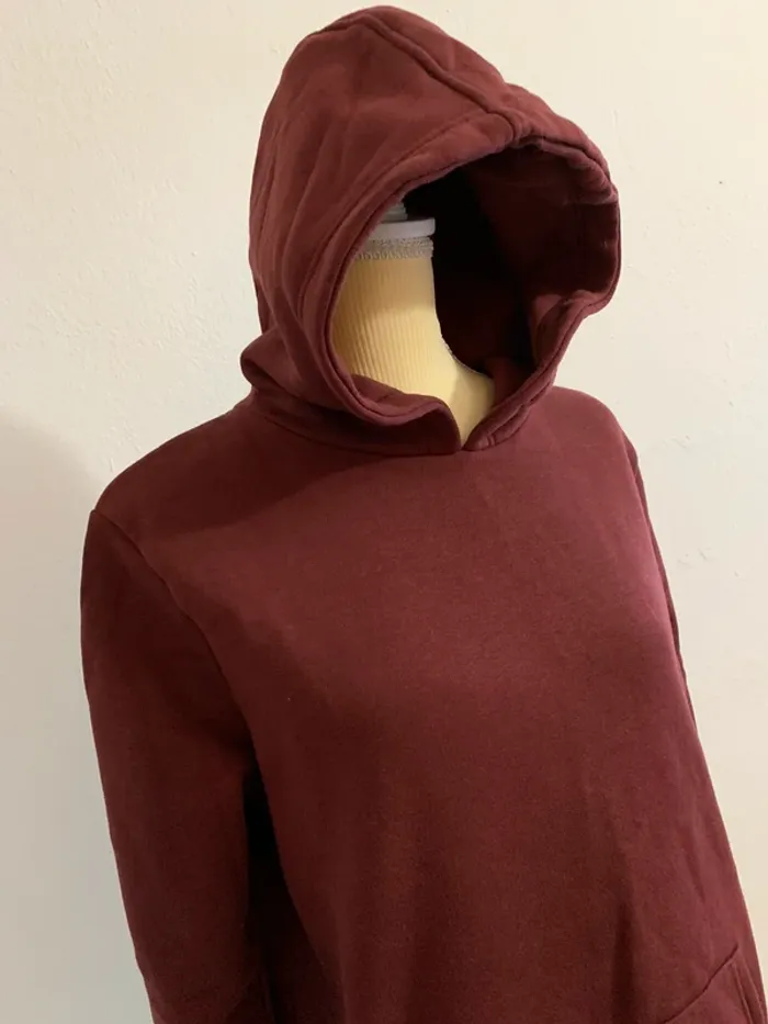 Sweat à capuche bordeaux Gémo – Taille 14 ans - photo numéro 2