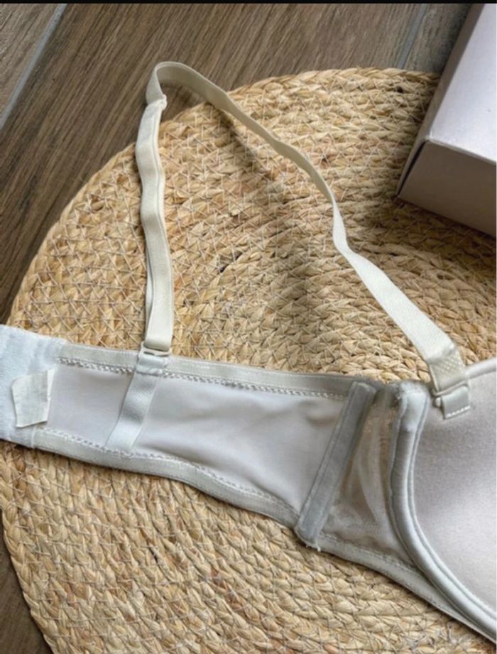 Soutien-gorge ivoire Pronuptia Paris - T95D - photo numéro 6
