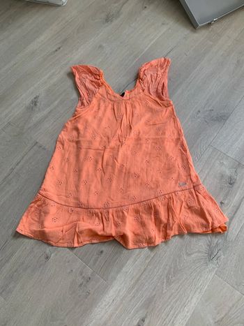 Robe orange, IKKS, 8 ans en bon état