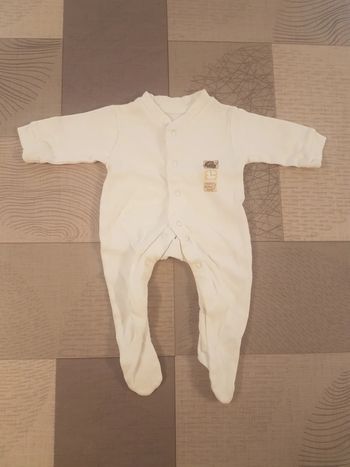 Pyjama blanc naissance