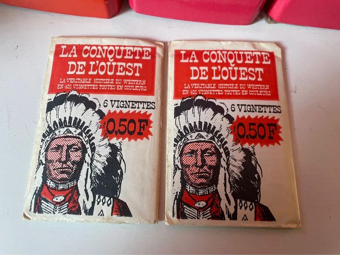 Rare 2 Pochettes Scellées La Conquête de L’Ouest (1972) Éditions Williams