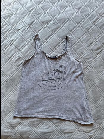 Débardeur gris imprimé - Kiabi - taille M - très bon état