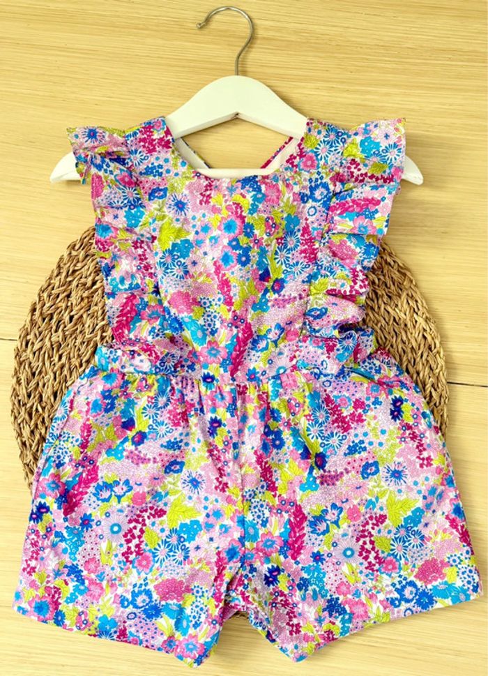 Combishort imprimé floral Jacadi