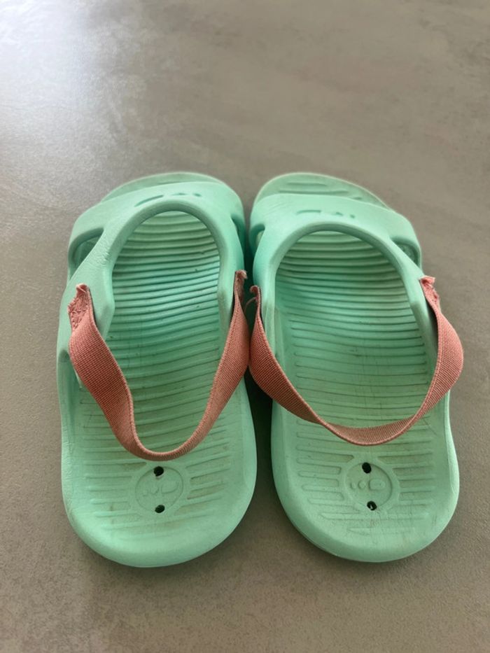 Sandale décathlon bleu turquoise - photo numéro 3