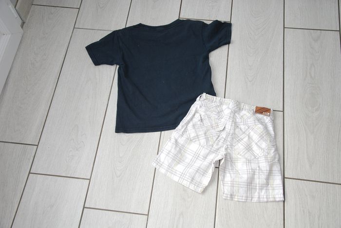 ensemble été garçon Avengers sergent major 5 ans t-shirt + short - photo numéro 2