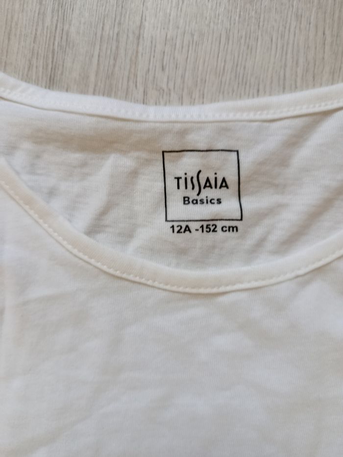 Tee-shirt manches longues marque tissaia taille 12 ans - photo numéro 3