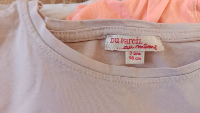 Lot de tee-shirts bébé fille - photo numéro 5
