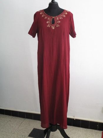 Robe longue orientale rouille Jac Jac 40 NEUVE