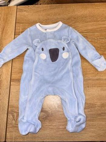 Lot de 4 pyjamas 0/1 mois 