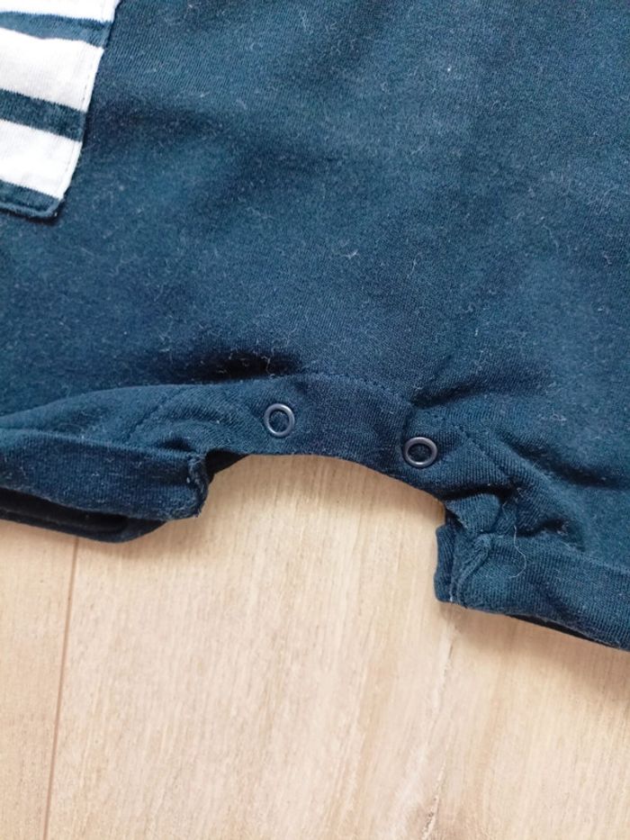 Combi short marinière 9 mois - photo numéro 3