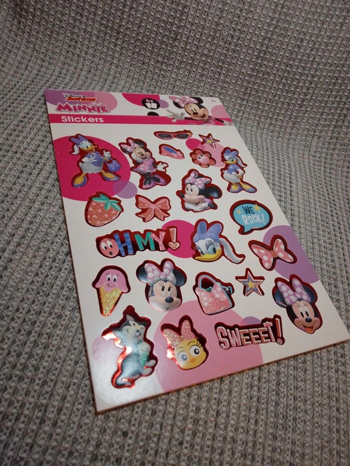 Stickers brillants pailletés "Minnie" - Disney Junior - photo numéro 7