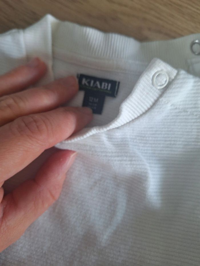Ensemble kiabi 12 mois blanc - photo numéro 3