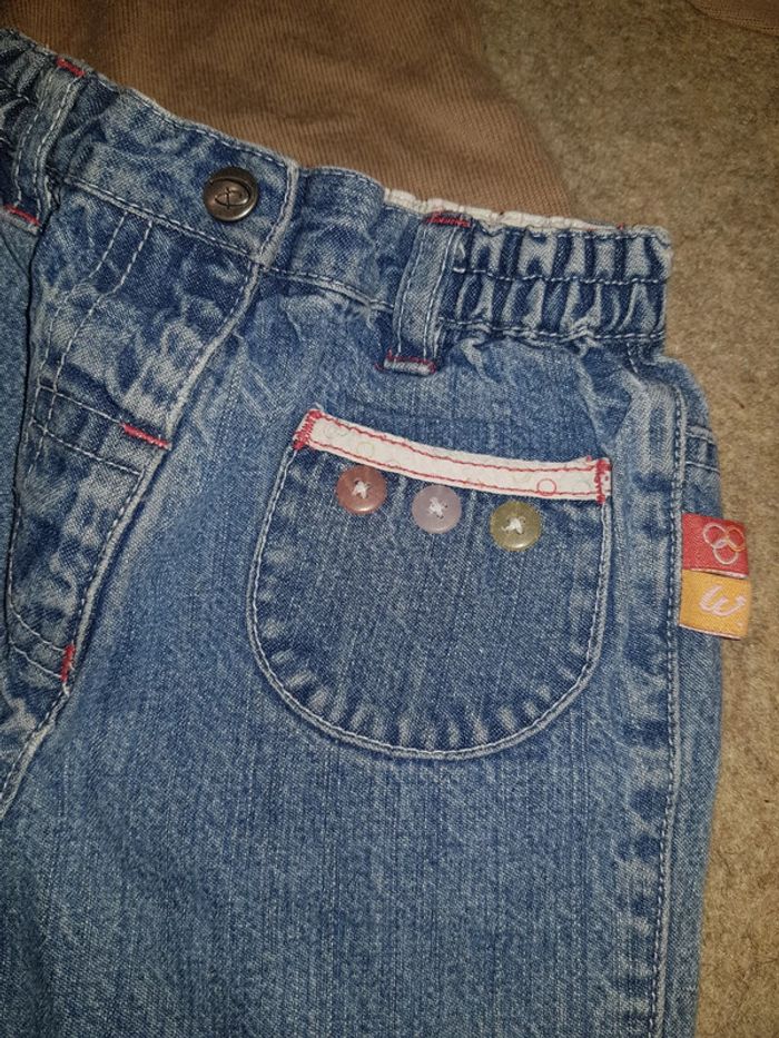 Ensemble 2 pièces fille 12mois Disney mila blue - photo numéro 4