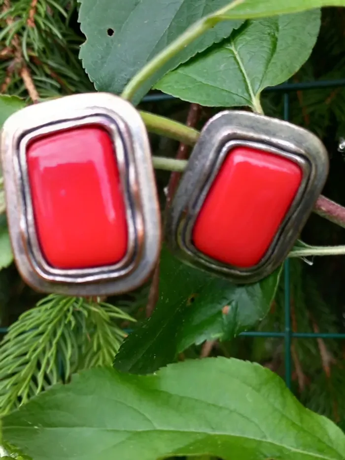 Boucles d'oreilles vintage à clip
