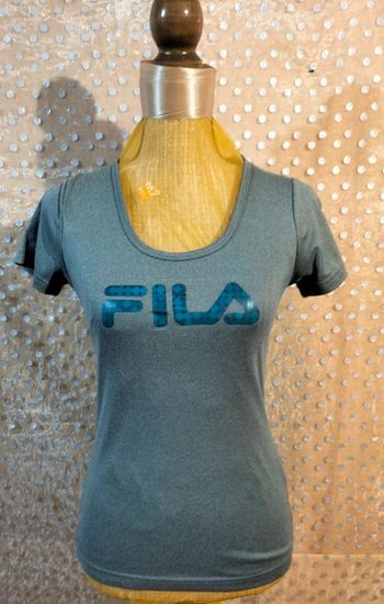 T-shirt Fila taille S Couleur bleu-vert