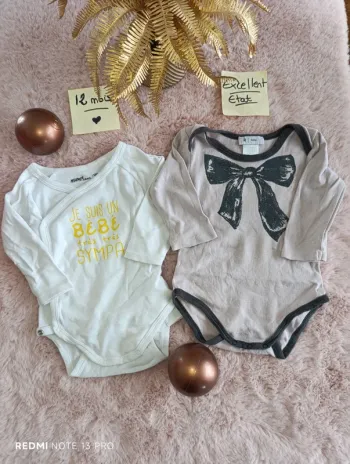 Lot bodies je suis un bébé très très sympa et noeud