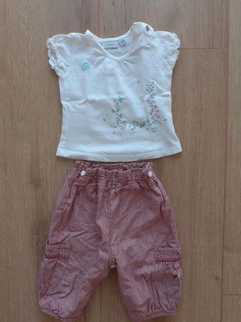 Ensemble fille 3 mois T-shirt et pantalon Sergent Major