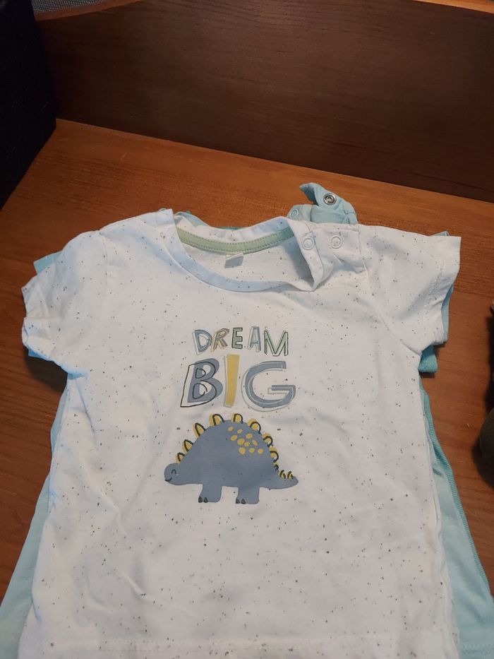 Lot de 6 t-shirt taille 6mois 68 - photo numéro 4