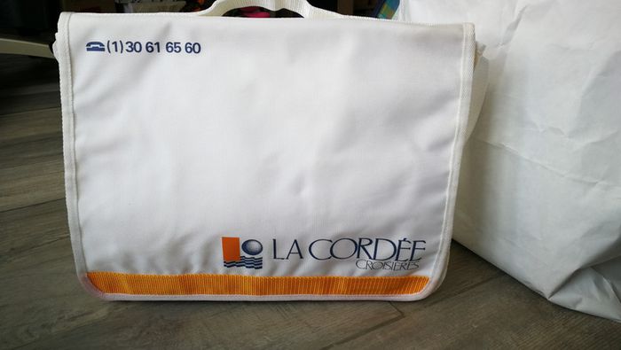 Sac blanc en tissu La Cordée