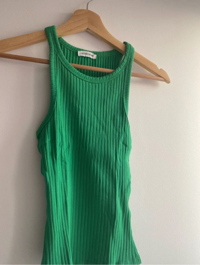 Débardeur / top vert