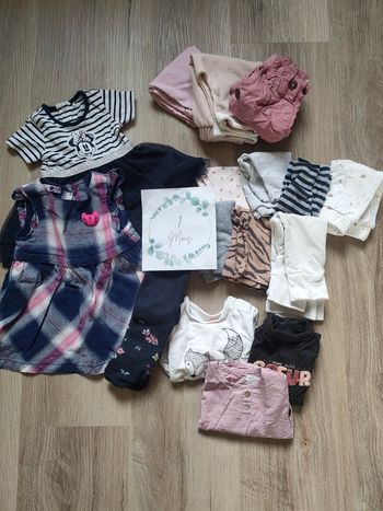 Lot 16 pièces pour bébé fille 1 mois