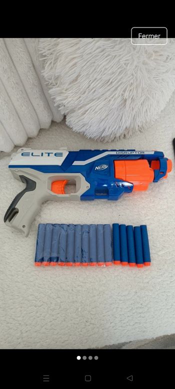 Pistolet nerf élite disruptor 15 flèches