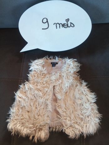 Boléro cardigan sans manche Fille 9 mois Kiabi