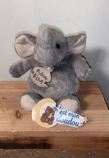 HD23 Doudou éléphant histoire d’ours