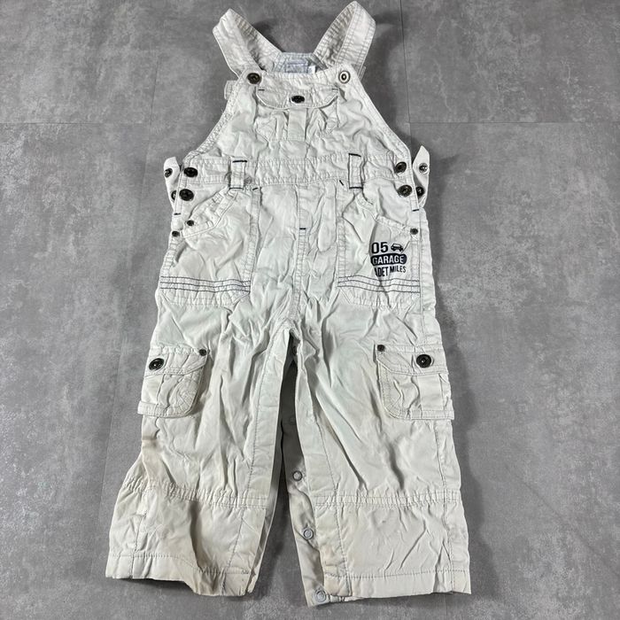 Salopette jeans blanc