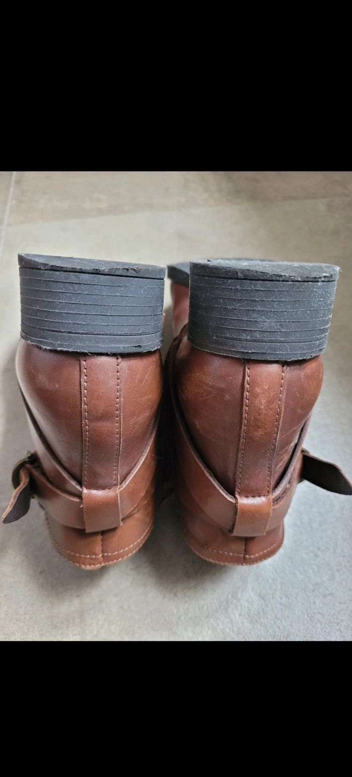 Boots geox respirant cuir taille 37 - photo numéro 5