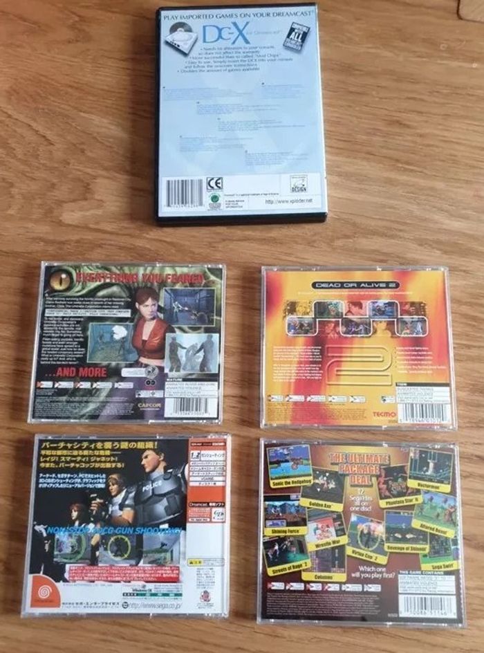 DC-X For Dreamcast - Sega Dreamcast Play Imports + 4 jeux resident Virtua DOA Sm - photo numéro 2