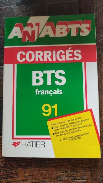 ANA  BTS FRANCAIS 1991