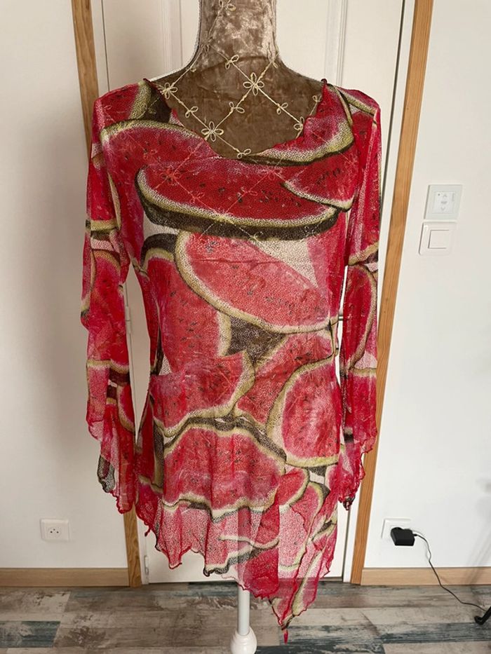 Robe voile de plage transparente taille unique
