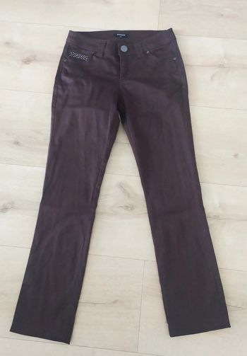 Pantalon femme marron taille 34 Morgan