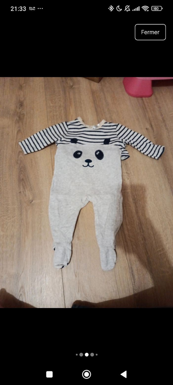 Lot de 9 pyjamas 9 mois - photo numéro 6