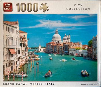 Puzzle 1000 pièces le canal de Venise Complet
